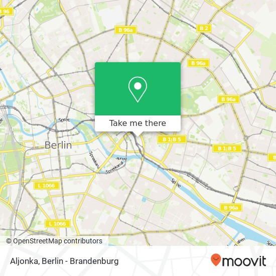 Aljonka, Alexanderstraße Mitte, 10179 Berlin Karte