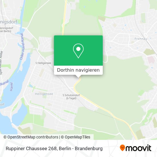 Ruppiner Chaussee 268 Karte