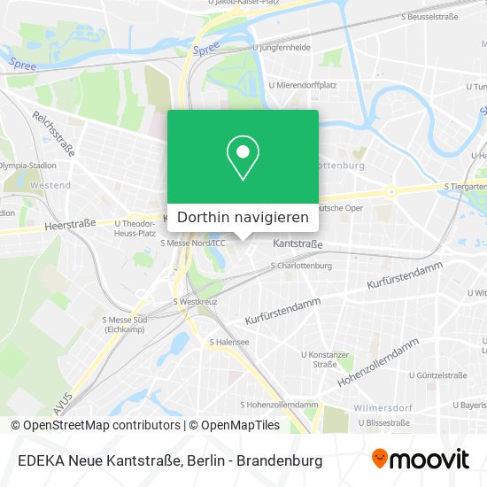 EDEKA Neue Kantstraße Karte