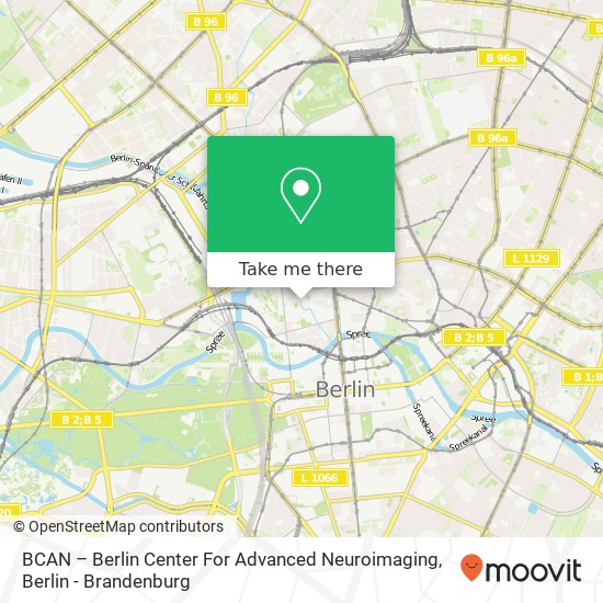 BCAN – Berlin Center For Advanced Neuroimaging Karte