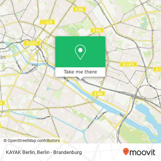 KAYAK Berlin Karte