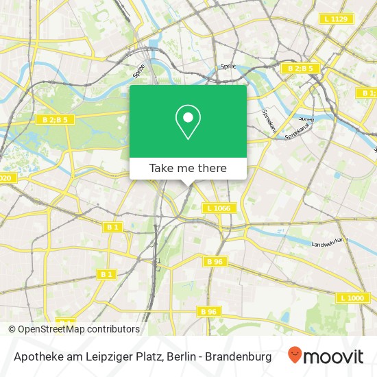 Apotheke am Leipziger Platz Karte