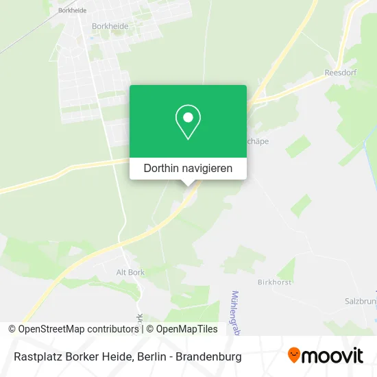 Rastplatz Borker Heide Karte