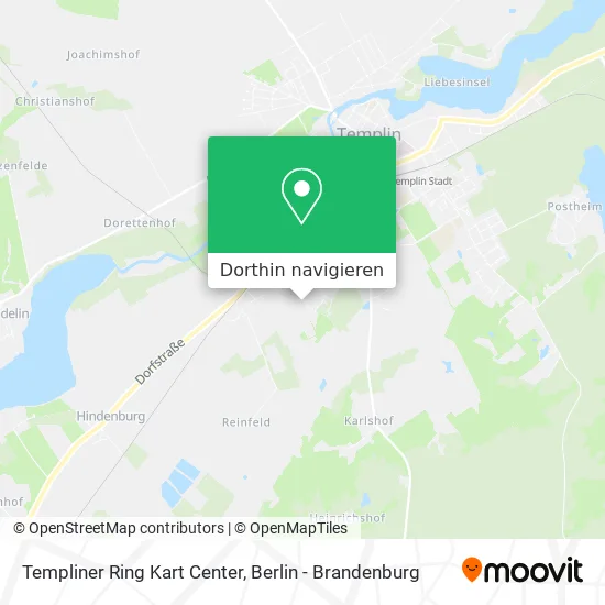 Templiner Ring Kart Center Karte