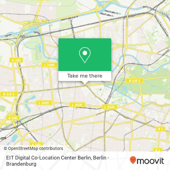 EIT Digital Co-Location Center Berlin Karte