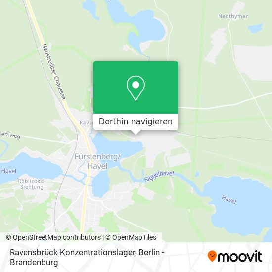 Ravensbrück Konzentrationslager Karte