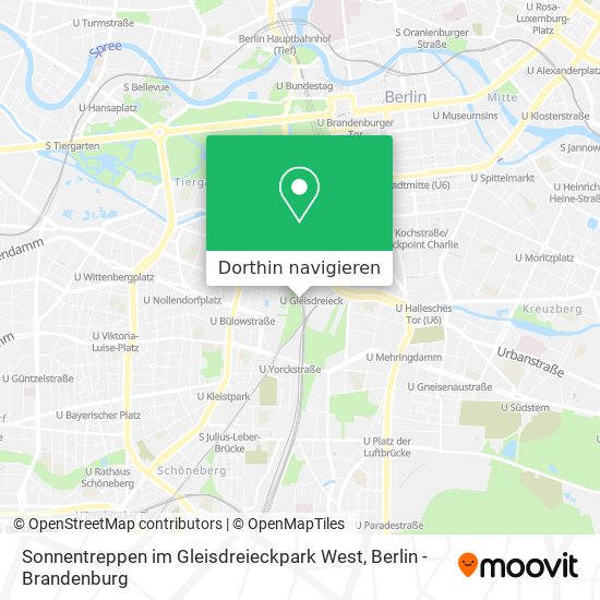 Sonnentreppen im Gleisdreieckpark West Karte