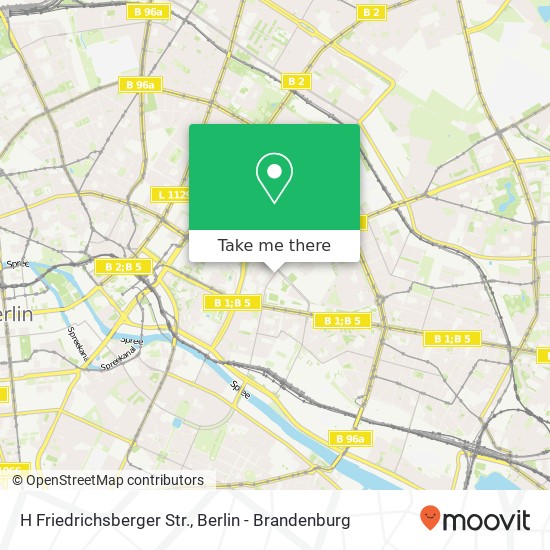 H Friedrichsberger Str. Karte
