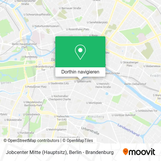 Jobcenter Mitte (Hauptsitz) Karte