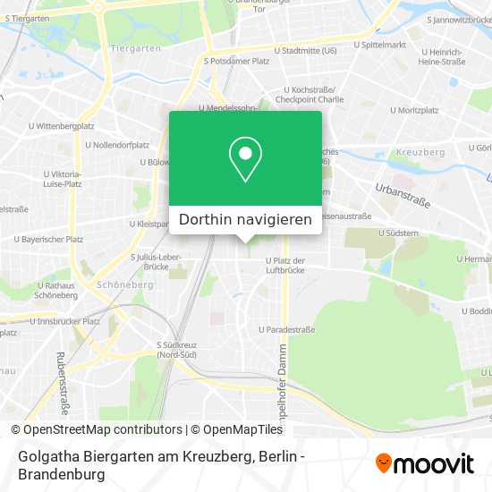 Golgatha Biergarten am Kreuzberg Karte