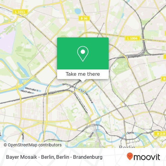 Bayer Mosaik - Berlin Karte