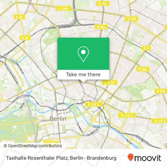 Taxihalte Rosenthaler Platz Karte