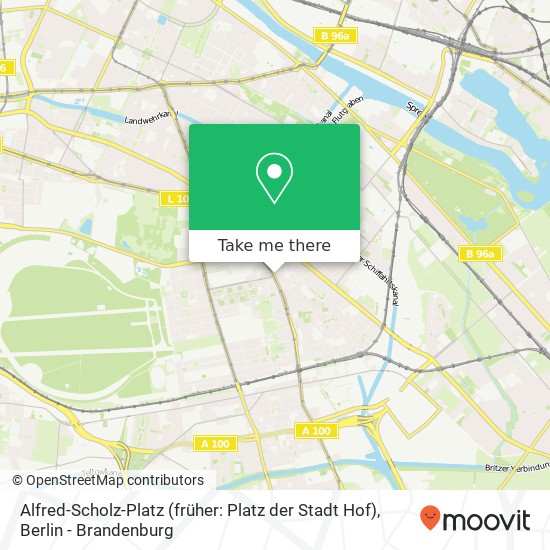 Alfred-Scholz-Platz (früher: Platz der Stadt Hof) Karte