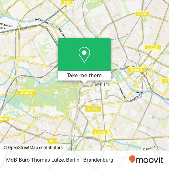 MdB-Büro Thomas Lutze Karte