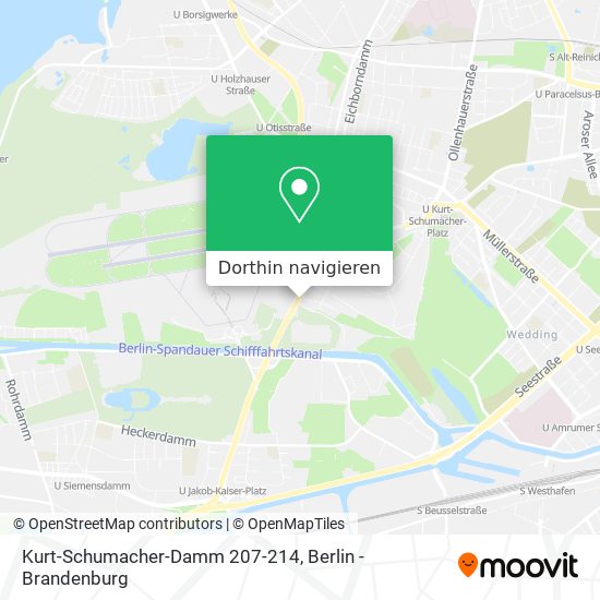 Kurt-Schumacher-Damm 207-214 Karte