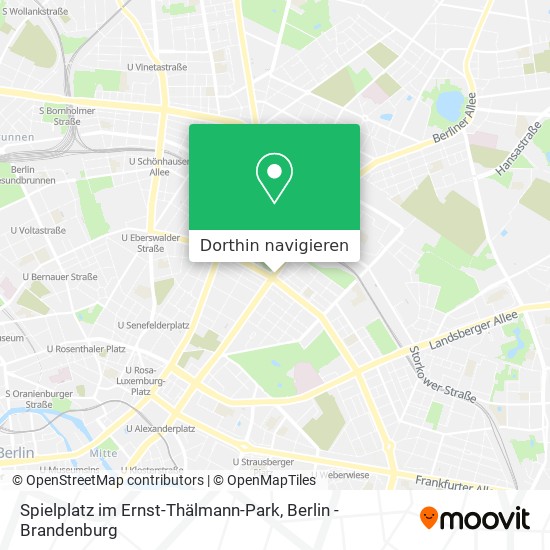 Spielplatz im Ernst-Thälmann-Park Karte