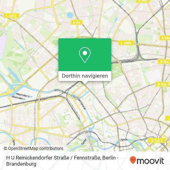 H U Reinickendorfer Straße / Fennstraße Karte