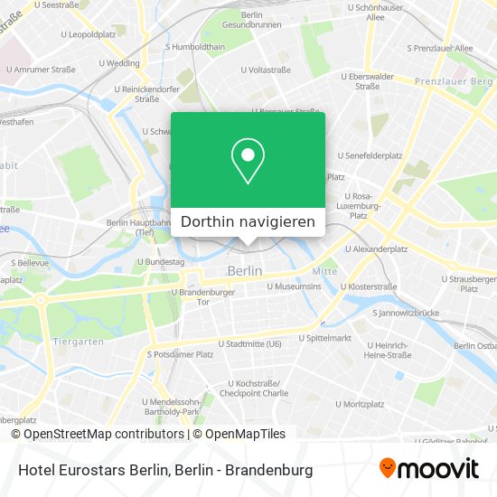 Hotel Eurostars Berlin Karte