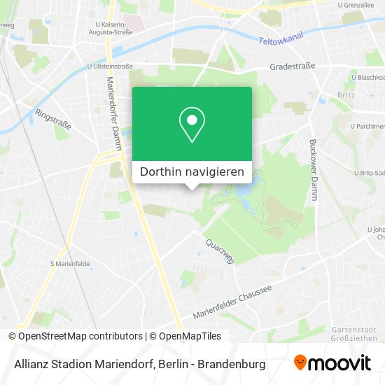 Allianz Stadion Mariendorf Karte