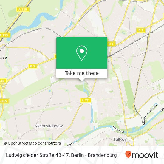 Ludwigsfelder Straße 43-47 Karte