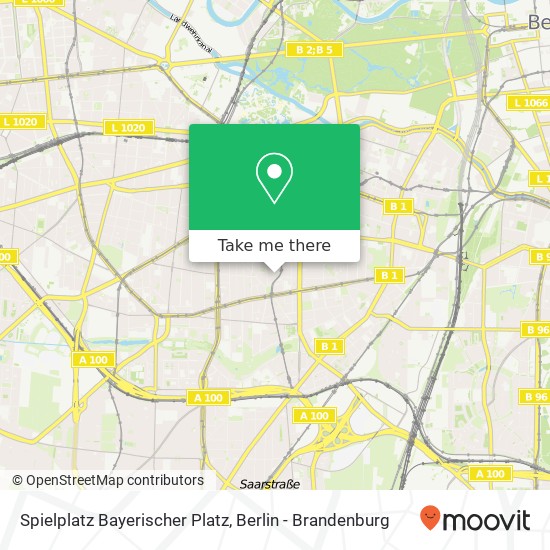 Spielplatz Bayerischer Platz Karte
