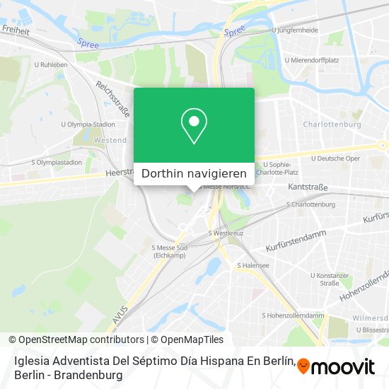 Iglesia Adventista Del Séptimo Día Hispana En Berlín Karte