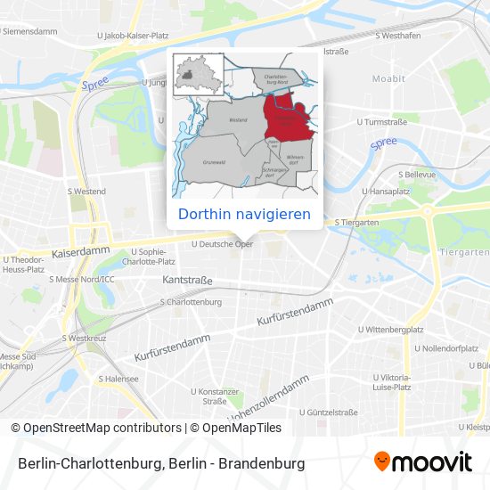 Berlin-Charlottenburg Karte