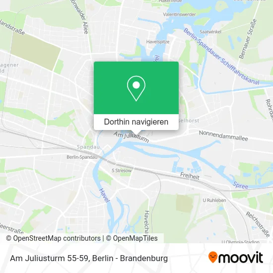 Am Juliusturm 55-59 Karte