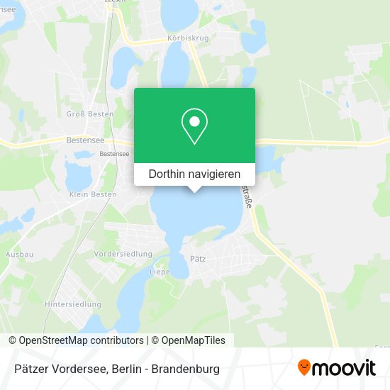 Pätzer Vordersee Karte