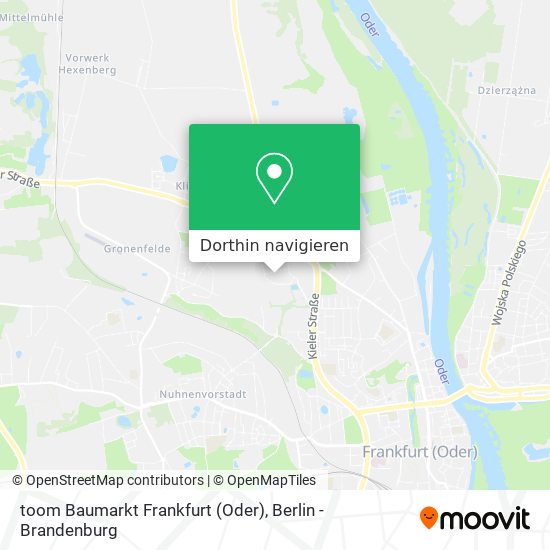 toom Baumarkt Frankfurt (Oder) Karte