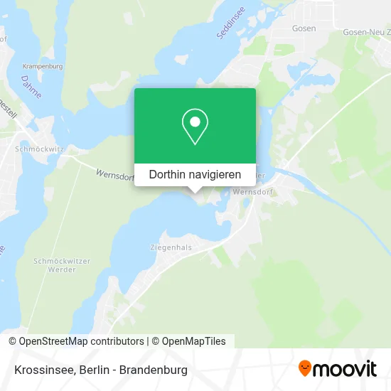 Krossinsee Karte
