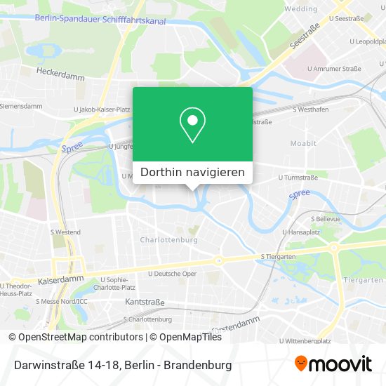 Darwinstraße 14-18 Karte