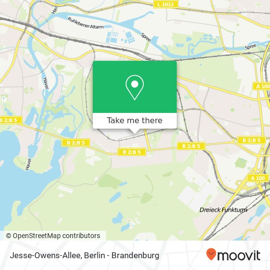 Jesse-Owens-Allee, Westend, 14053 Berlin Karte