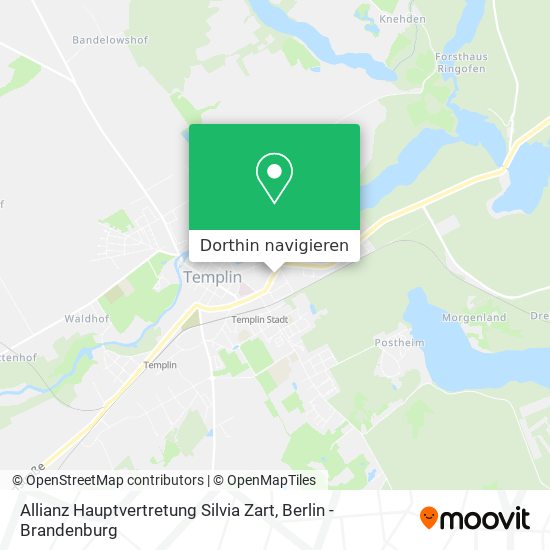 Allianz Hauptvertretung Silvia Zart Karte