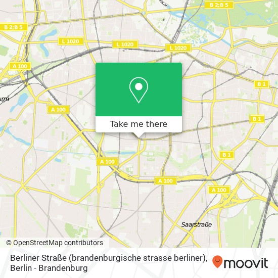 Berliner Straße (brandenburgische strasse berliner), Wilmersdorf, 10713 Berlin Karte