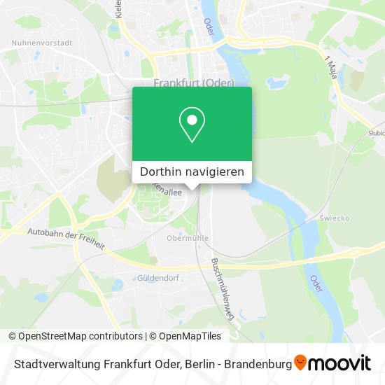 Stadtverwaltung Frankfurt Oder Karte