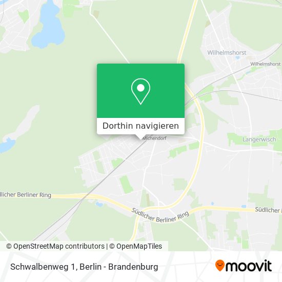 Schwalbenweg 1 Karte