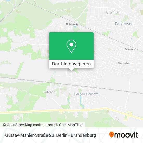 Gustav-Mahler-Straße 23 Karte