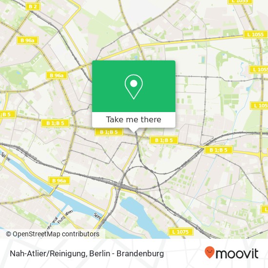 Nah-Atlier / Reinigung, Friedrichshain, 10247 Berlin Karte