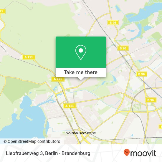 Liebfrauenweg 3, Liebfrauenweg 3, 13509 Berlin, Deutschland Karte