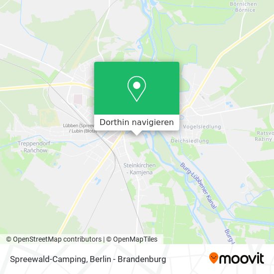 Spreewald-Camping Karte
