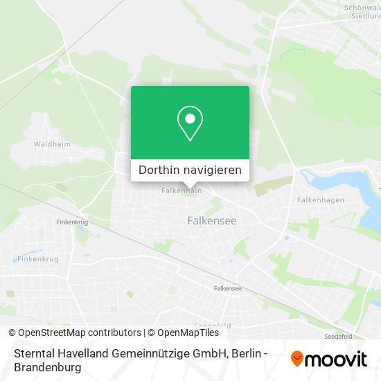 Sterntal Havelland Gemeinnützige GmbH Karte