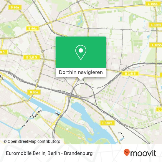 Euromobile Berlin, Wartenbergstraße Karte