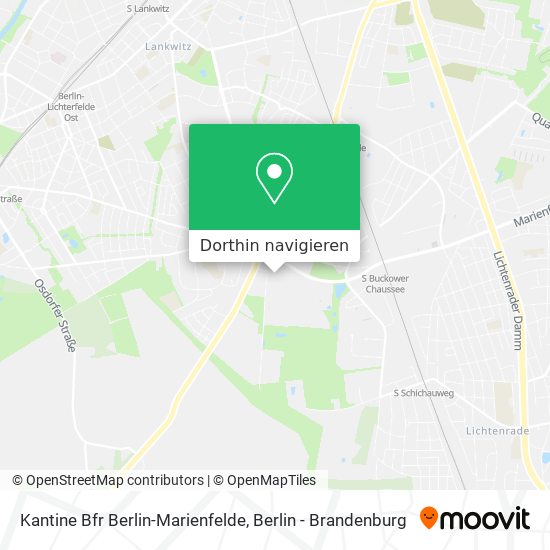 Kantine Bfr Berlin-Marienfelde Karte