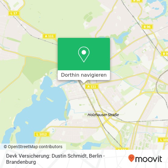 Devk Versicherung: Dustin Schmidt, Bernstorffstraße 10 Karte