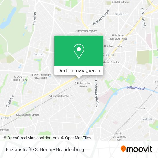Enzianstraße 3 Karte