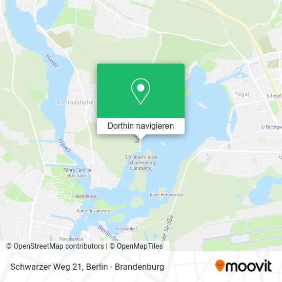 Schwarzer Weg 21 Karte