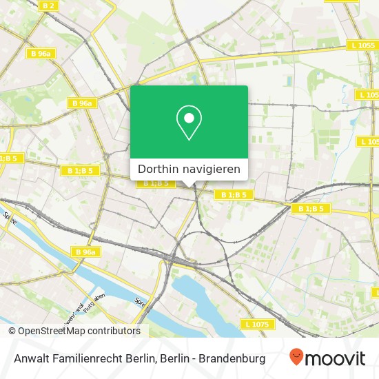 Anwalt Familienrecht Berlin, Frankfurter Allee 104 Karte