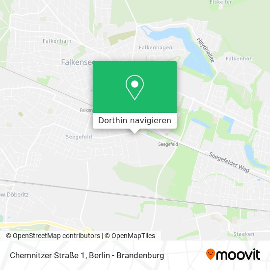 Chemnitzer Straße 1 Karte