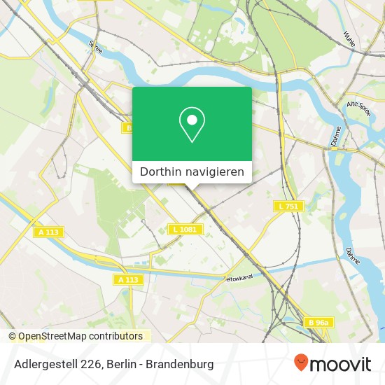 Adlergestell 226, Adlershof, 12489 Berlin Karte